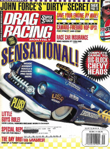 DRAG RACING MONTHLY 1997 SEPT - FORCE, CAMARO HOPUP, END OF BRUTUS